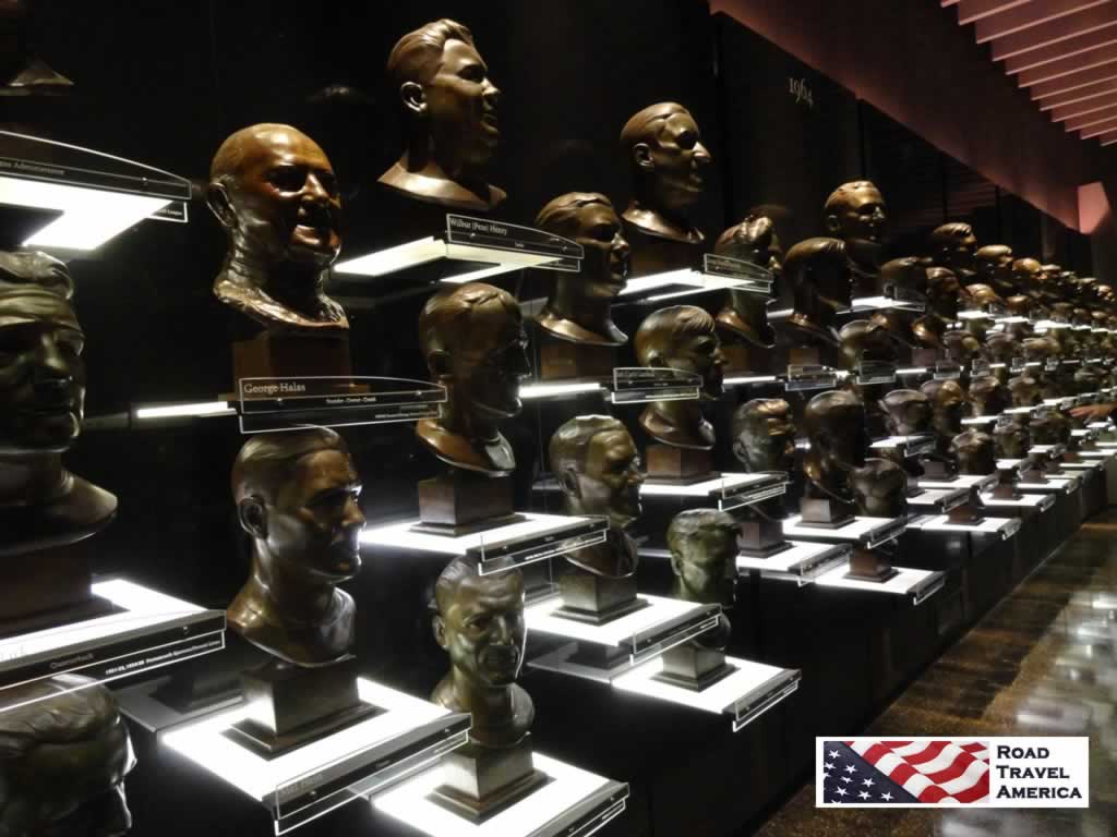 Hall of Fame Gallery housing the bronze busts of each Hall of Famer